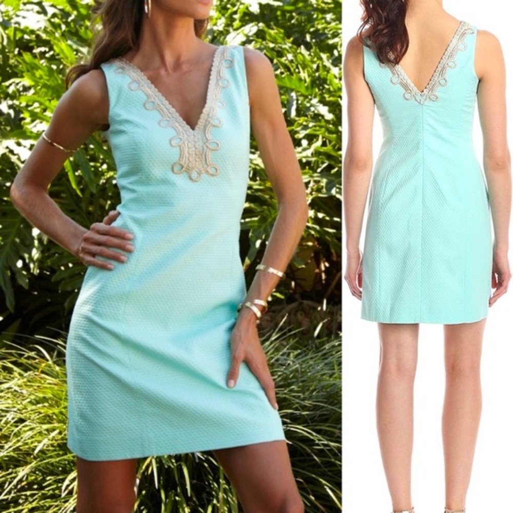 Lilly Pulitzer Bentley V-Neck Shift Dress